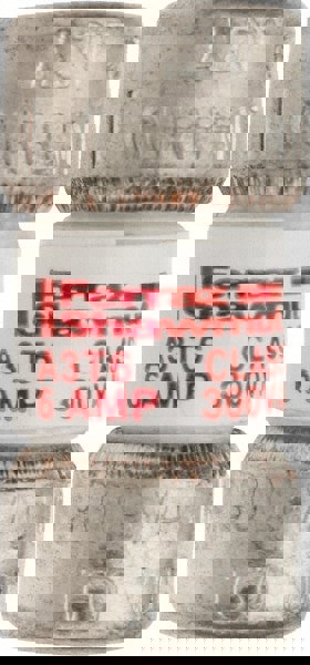 Cylindrical Fast-Acting Fuse: T, 6 A, 10.3 mm Dia